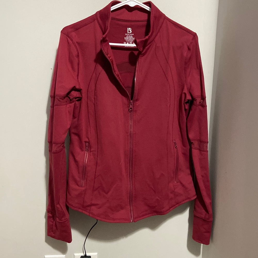 NWOT BuffBunny maroon sports jacket